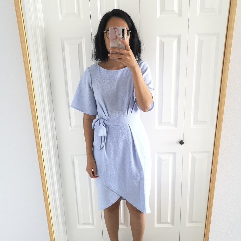 Periwinkle midi dress